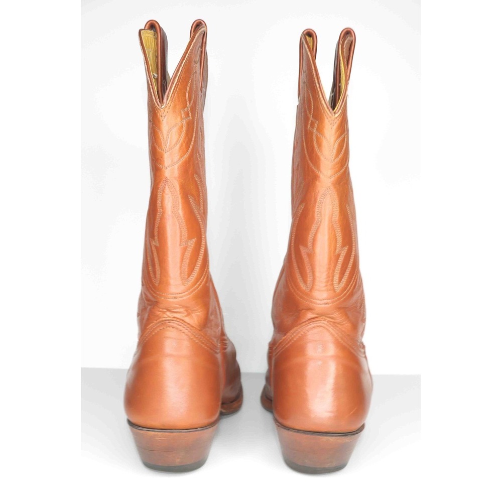 Nocona Brown Leather Western Cowboy Boot 7529 Womens Size 8 1/2‎ D - Picture 8 of 16